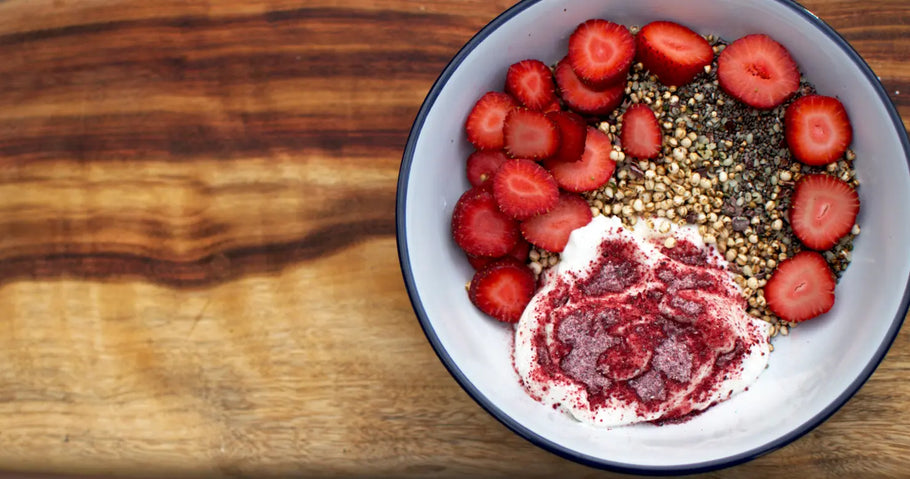 Homemade Oat-Free ‘Muesli’ + Yoghurt