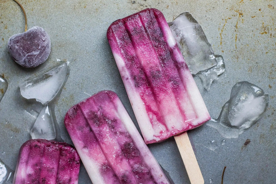 QG Yoghurt Swirl Popsicles